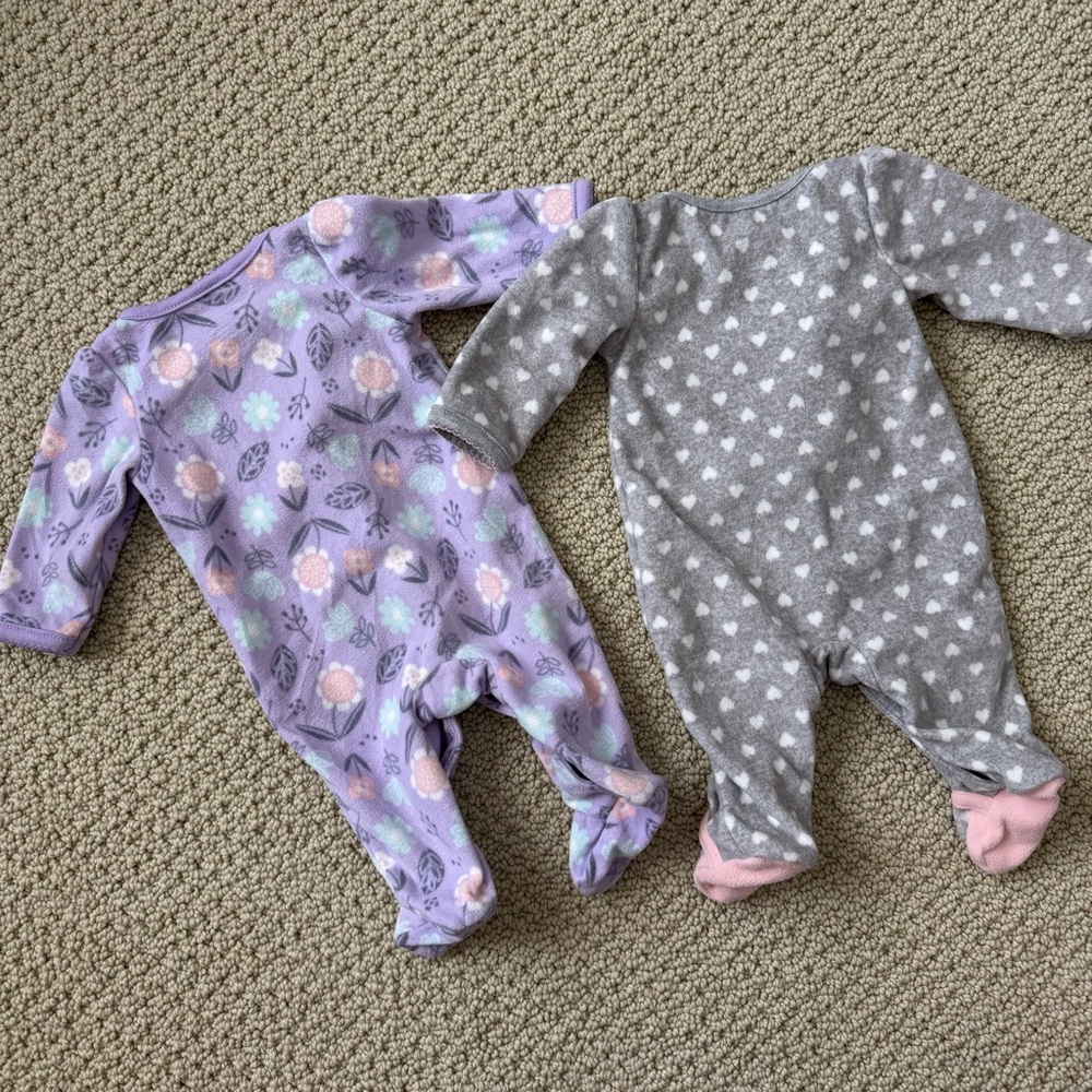 Fleece One Piece Footies Bundle - Picture 6 of 8